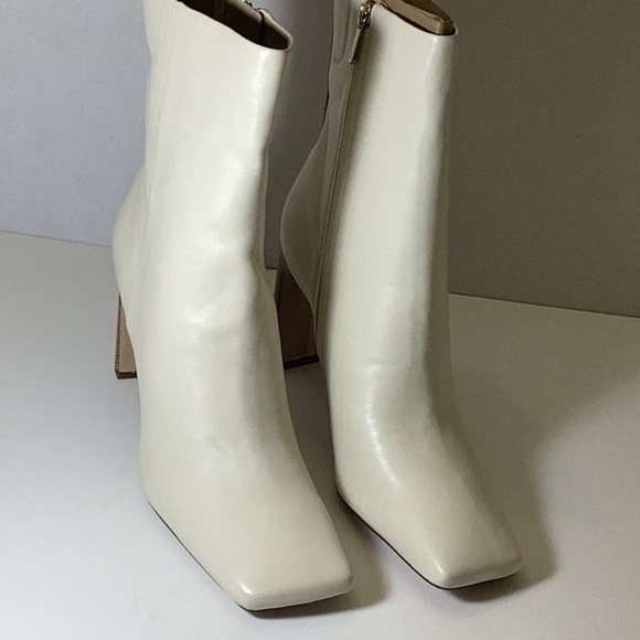 Sam Edelman Womens Anika Leather Square Toe Mid-Calf Boots - Picture 6 of 10